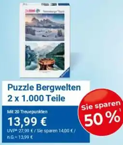 WEZ Ravensburger Puzzle Bergwelten Angebot