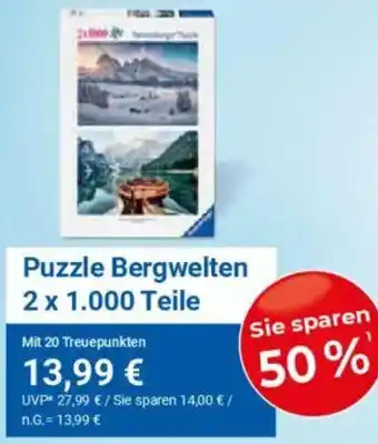 WEZ Ravensburger Puzzle Bergwelten Angebot