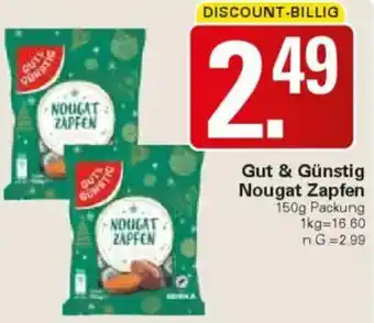 WEZ Gut & Günstig Nougat Zapfen Angebot