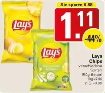 WEZ Lays Chips Angebot