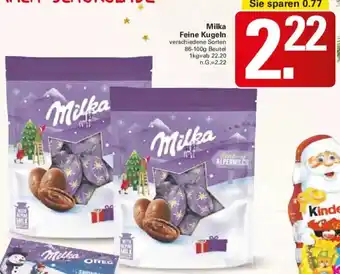 WEZ Milka Feine Kugeln Angebot