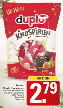 WEZ Ferrero Duplo Knusperlen Angebot
