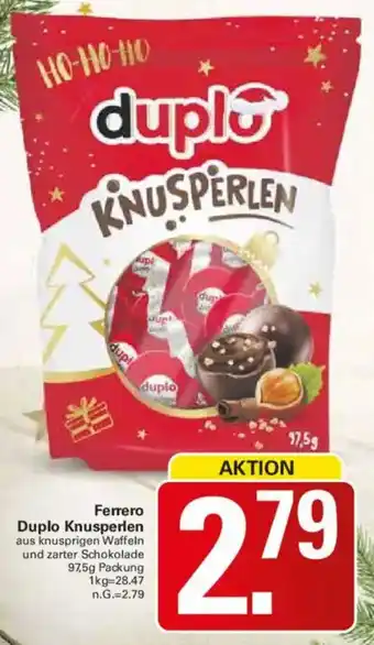 WEZ Ferrero Duplo Knusperlen Angebot