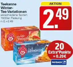 WEZ Teekanne Winter Tee-Variationen Angebot