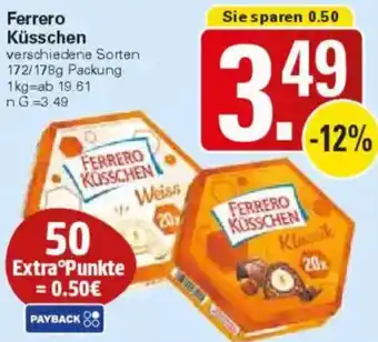 WEZ Ferrero Küsschen Angebot