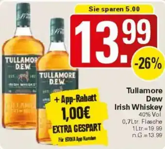 WEZ Tullamore Dew Irish Whiskey Angebot