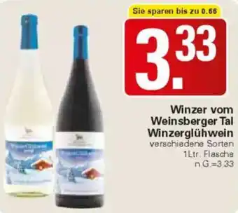 WEZ Winzer vom Weinsberger Tal Winzerglühwein Angebot