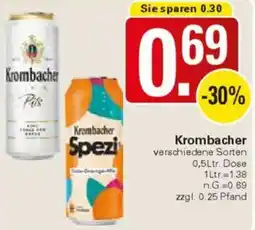 WEZ Krombacher Angebot