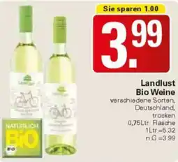 WEZ Landlust Bio Weine Angebot