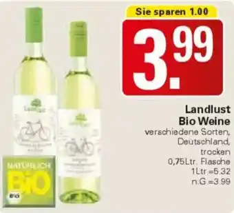 WEZ Landlust Bio Weine Angebot
