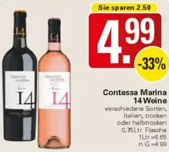 WEZ Contessa Marina 14 Weine Angebot