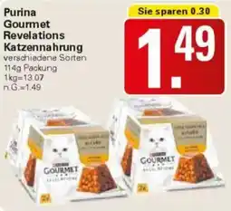 WEZ Purina Gourmet Revelations Katzennahrung Angebot