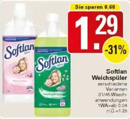 WEZ Softlan Weichspüler Angebot