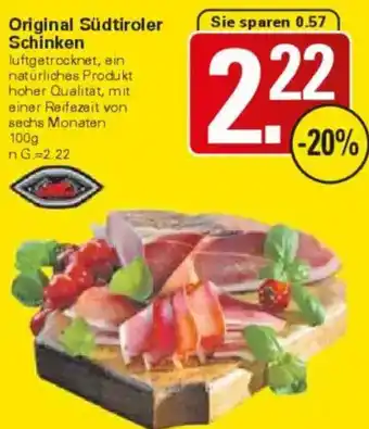 WEZ Original Südtiroler Schinken Angebot