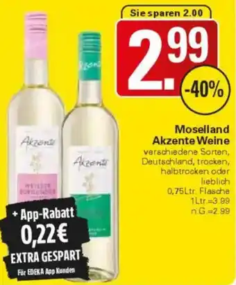WEZ Moselland Akzente Weine Angebot