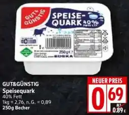 WEZ GUT&GÜNSTIG Speisequark Angebot