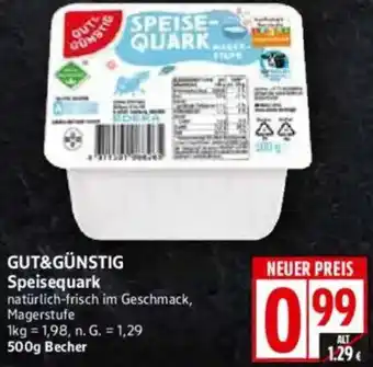 WEZ GUT&GÜNSTIG Speisequark Angebot