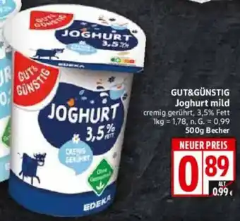 WEZ GUT&GÜNSTIG Joghurt mild Angebot