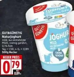 WEZ GUT&GÜNSTIG Naturjoghurt Angebot