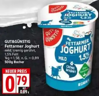 WEZ GUT&GÜNSTIG Fettarmer Joghurt Angebot