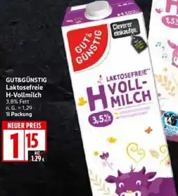 WEZ GUT&GÜNSTIG Laktosefreie H-Vollmilch Angebot