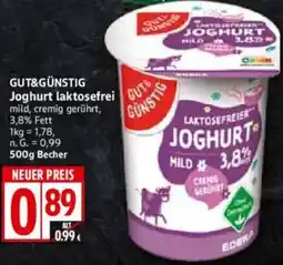 WEZ GUT&GÜNSTIG Joghurt laktosefrei Angebot