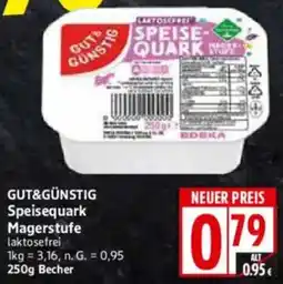 WEZ GUT&GÜNSTIG Speisequark Magerstufe Angebot