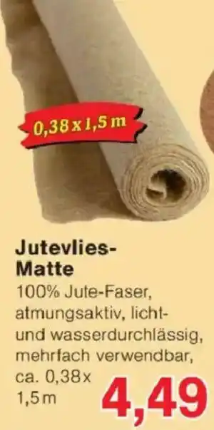 Jawoll Jutevlies Matte Angebot