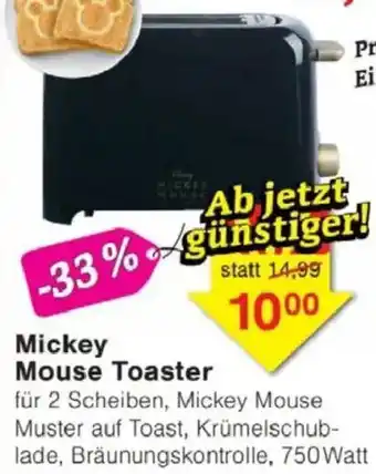 Jawoll Mickey Mouse Toaster Angebot