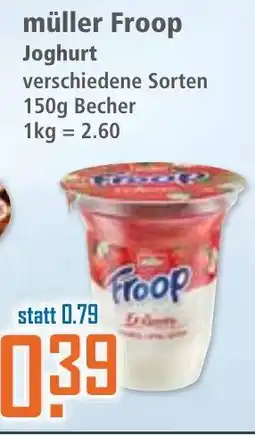 Klaas und Kock müller Froop Joghurt Angebot