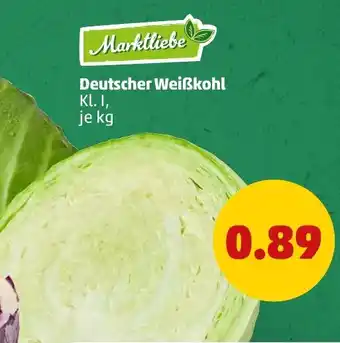 PENNY Marktliebe Deutscher Weiẞkohl Angebot