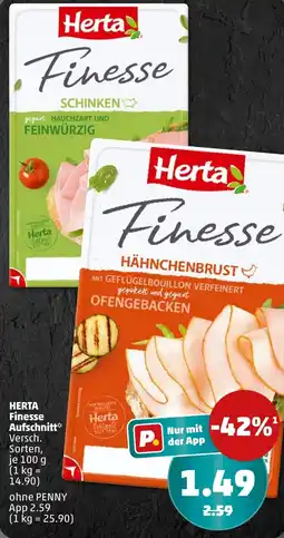 PENNY HERTA Finesse Aufschnitt Angebot