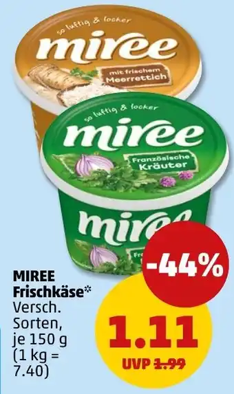 PENNY MIREE Frischkäse Angebot