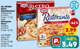 PENNY DR. OETKER Bistro Flammkuchen oder Ristorante Pizza Angebot