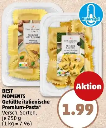PENNY BEST MOMENTS Gefüllte italienische Premium-Pasta Angebot