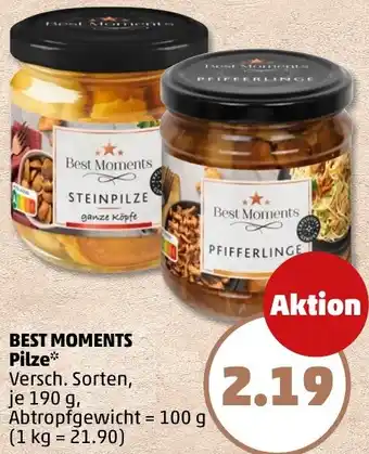 PENNY BEST MOMENTS Pilze Angebot