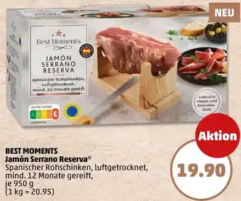 PENNY BEST MOMENTS Jamón Serrano Reserva Angebot