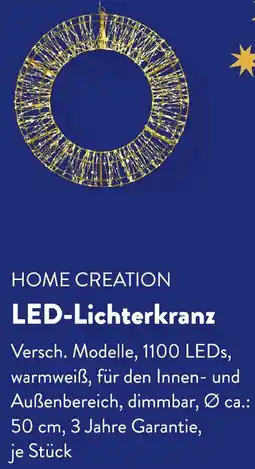 Aldi Süd HOME CREATION LED-Lichterkranz Angebot