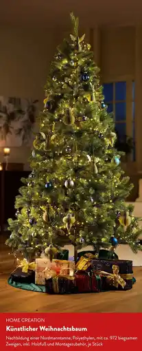 Aldi Süd HOME CREATION Künstlicher Weihnachtsbaum Angebot
