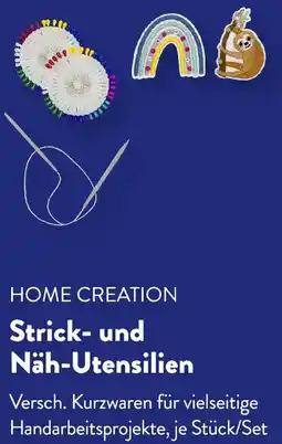 Aldi Süd HOME CREATION Strick- und Näh-Utensilien Angebot