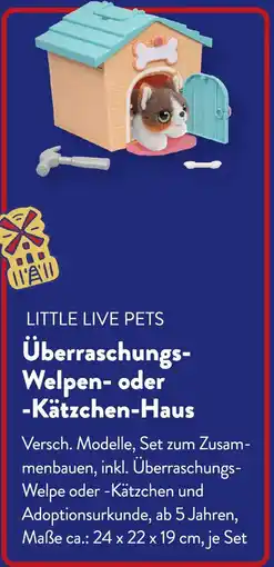Aldi Süd LITTLE LIVE PETS Überraschungs Welpen- oder Kätzchen-Haus Angebot