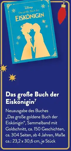 Aldi Süd Das große Buch der Eiskönigin Angebot