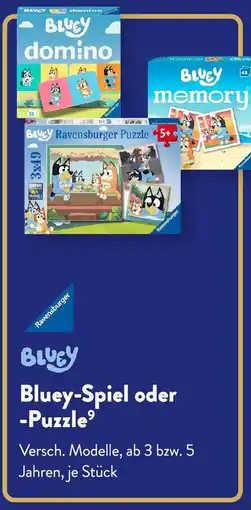 Aldi Süd Bluey-Spiel oder Puzzle Angebot