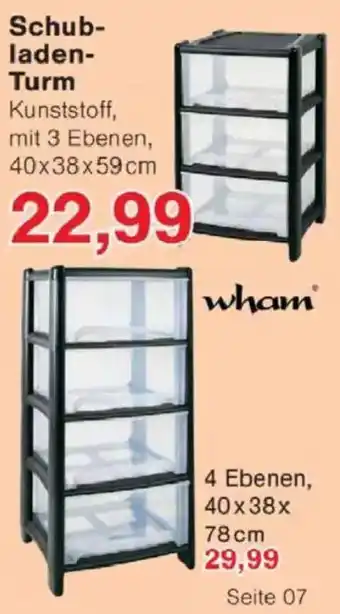 Jawoll wham Schubladen Turm Angebot
