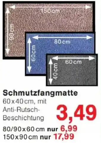 Jawoll Schmutzfangmatte Angebot