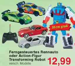 Jawoll Ferngesteuertes Rennauto oder Action-Figur Transforming Robot Angebot