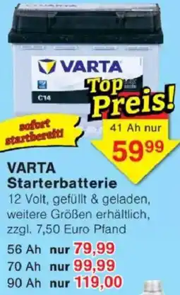 Jawoll VARTA Starterbatterie Angebot