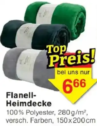 Jawoll Flanell Heimdecke Angebot