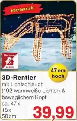 Jawoll 3D-Rentier Angebot