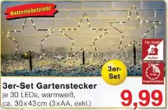 Jawoll 3er-Set Gartenstecker Angebot